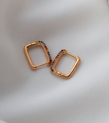 Gold Bold Mini Hoops