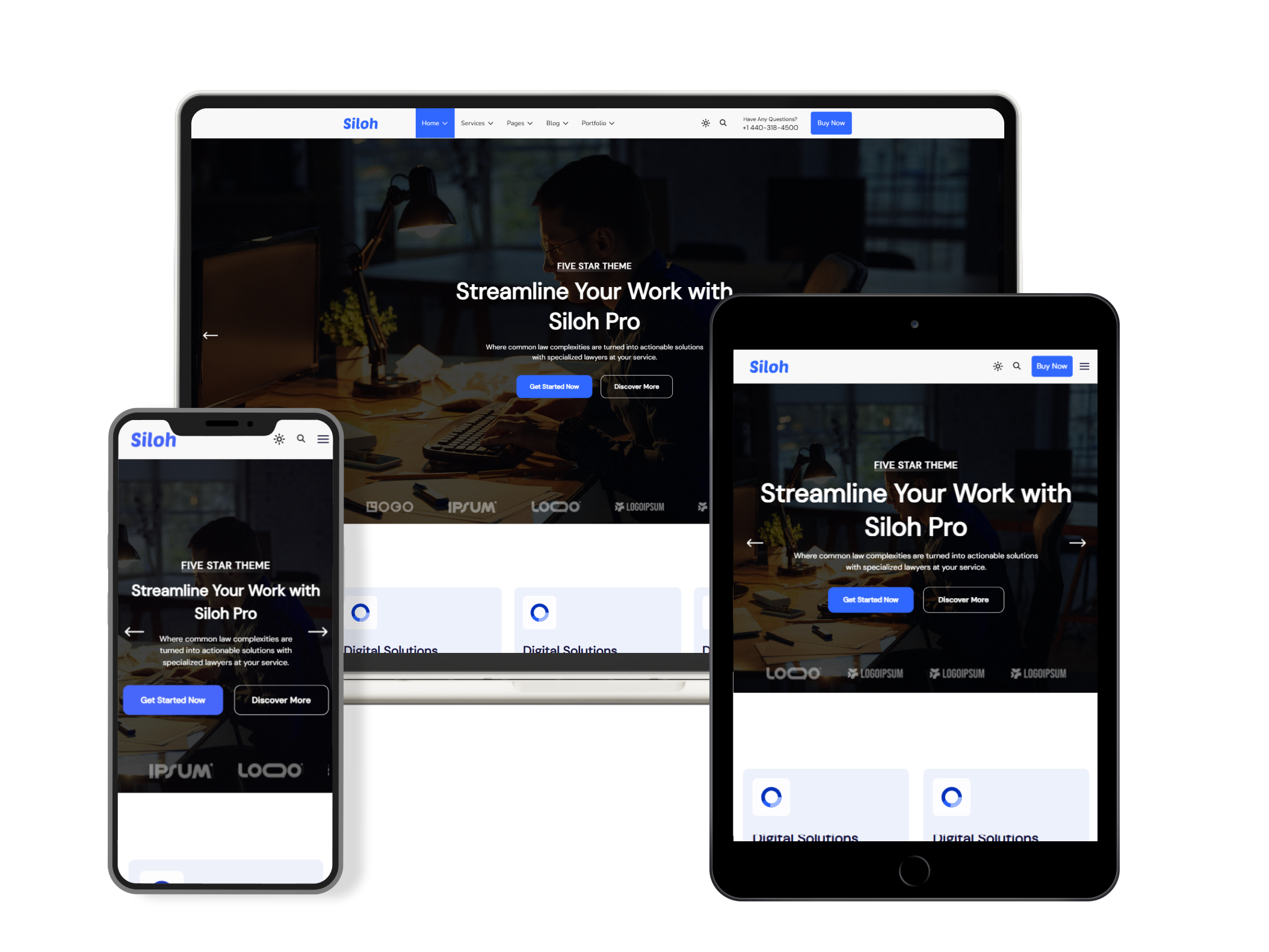 100% Responsive - Looks Good on All Devices