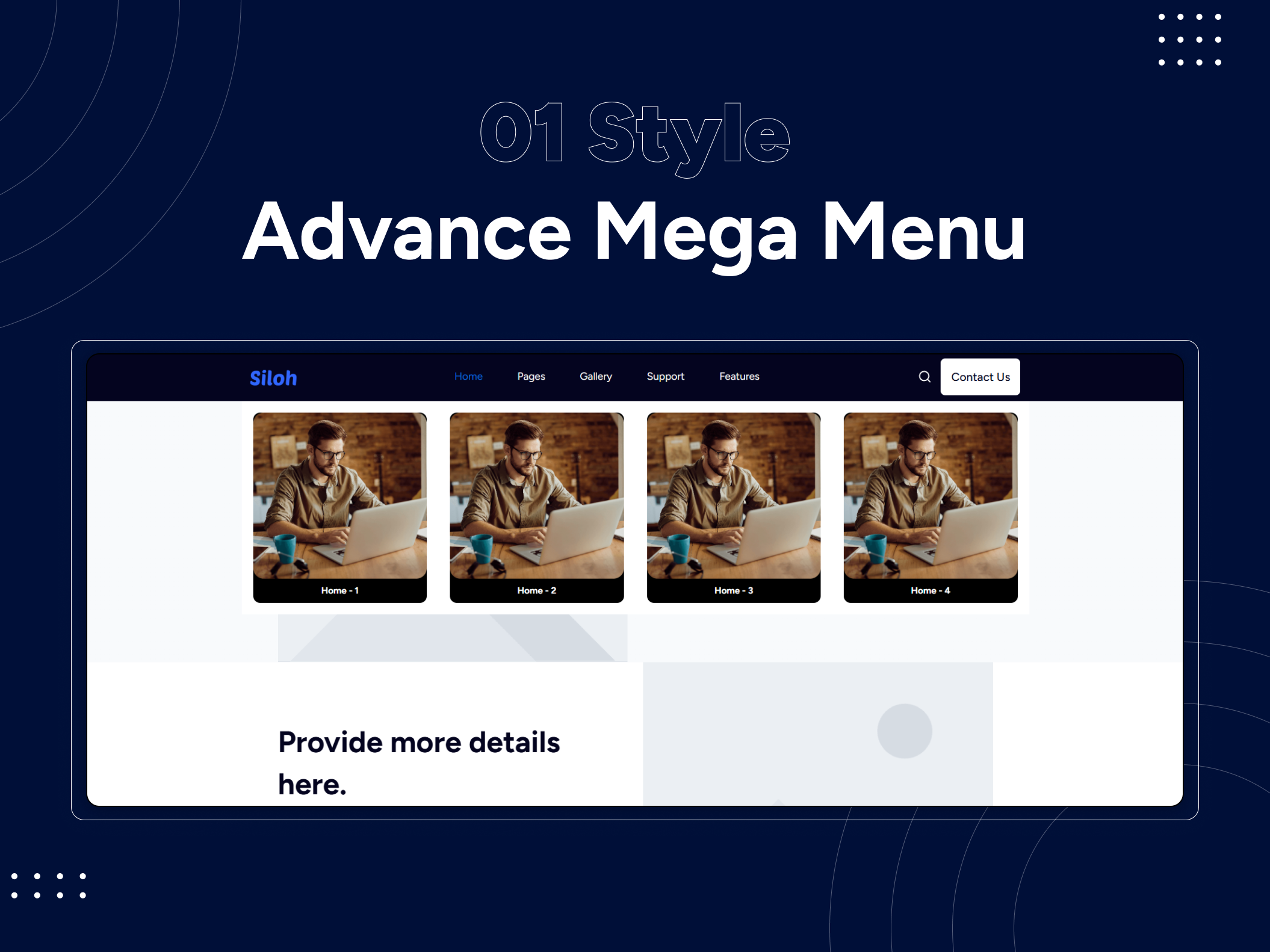Perfect for showcasing products, services, or categories in a visually structured format.