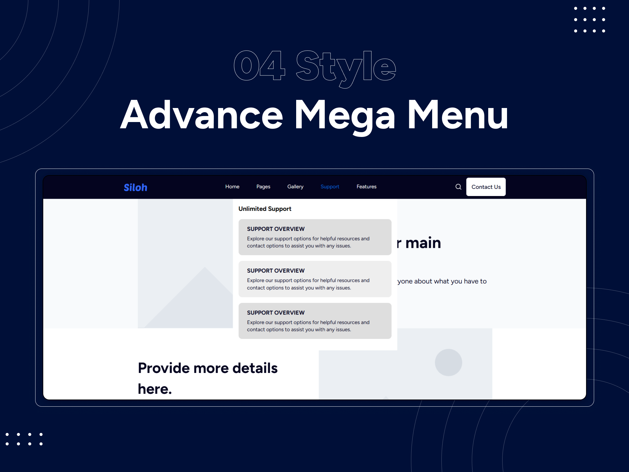 Iconic Navigation with Impactful Messaging