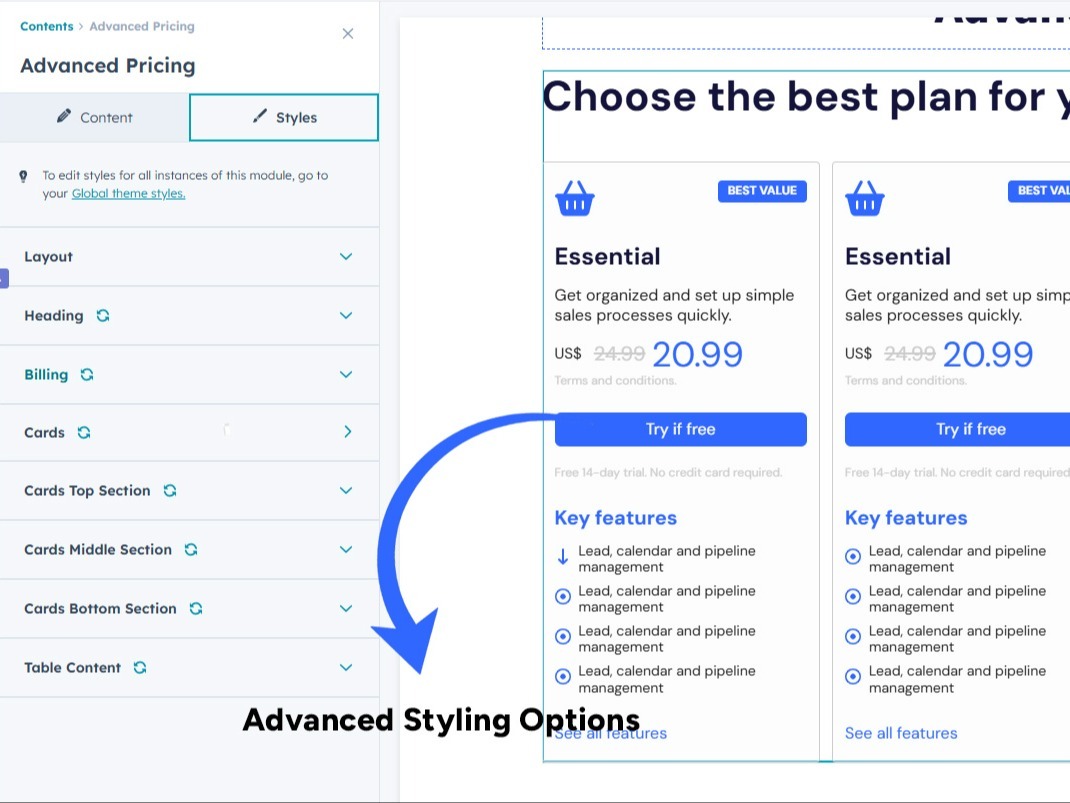 Custom Font and styling